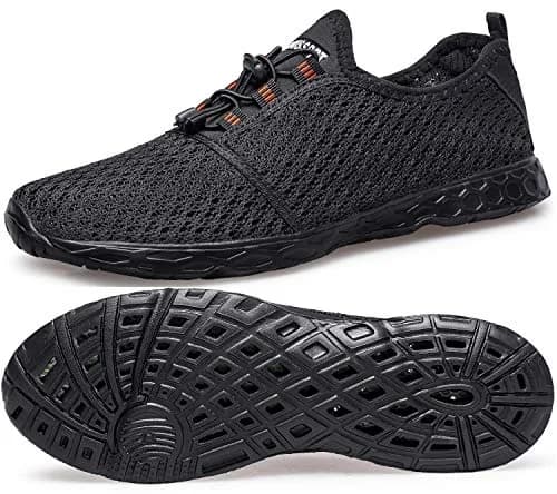 DOUSSPRT Men's Water Shoes Quick Dry for Beach Swim Pool Fishing | Breathable Mesh & Open Sole (110c) thumbnail 1
