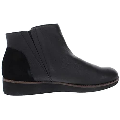SoftWalk Wesley Black 11 Wide | Casual Ankle Boot with Asymmetric Zip (70-120 chars) thumbnail 2