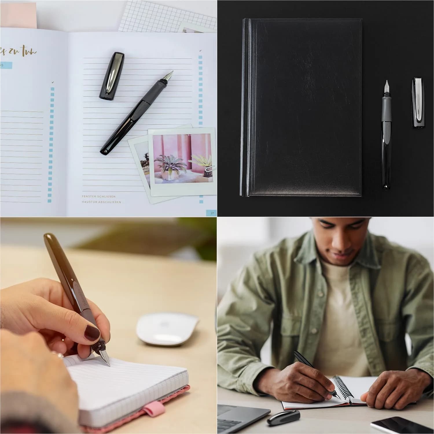 Schneider Ray Fountain Pen Left-Handed Medium Nib (13.6cm) | Smooth Writing for Students and Professionals - view 3