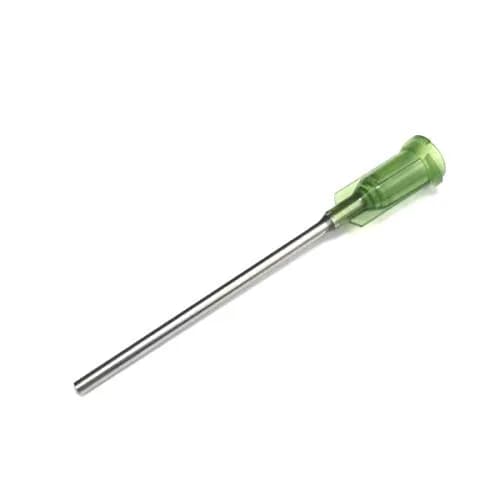 SANANTS 14 Gauge Blunt Tip Dispensing Needles 1.5in (3.8cm) Luer Lock, Olive, 50 Pcs | Industrial Precision Applicator thumbnail 1