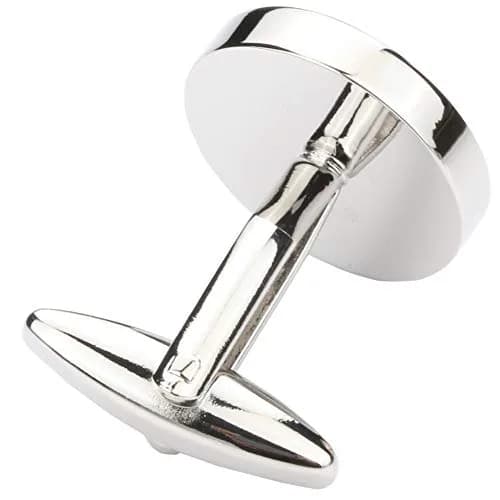 Dannyshi Classic Stainless Steel Initial Cufflinks 26 | Durable, Polished, Elegant (70-120 chars) thumbnail 5