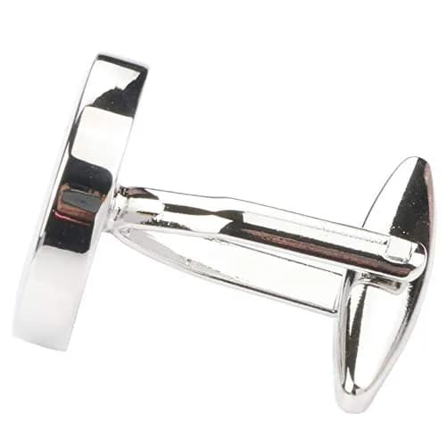 Dannyshi Classic Stainless Steel Initial Cufflinks 26 | Durable, Polished, Elegant (70-120 chars) thumbnail 6