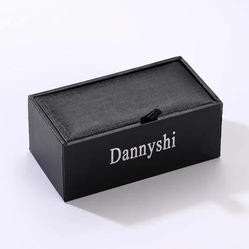 Dannyshi Classic Stainless Steel Initial Cufflinks 26 | Durable, Polished, Elegant (70-120 chars) thumbnail 7