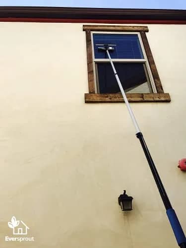EVERSPROUT Swivel Squeegee & Microfiber Window Scrubber with 5-13ft Extension Pole | Cleans Up to 20ft Reach thumbnail 7