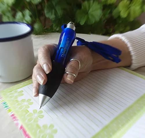 Thixotropic Super Big Fat Pen for Arthritis 5 Pack | Blue Ink, Ergonomic Grip, 0.5mm thumbnail 4