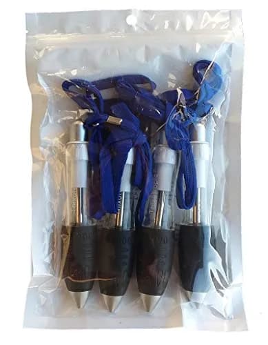Thixotropic Super Big Fat Pens: Large, Easy to Hold Pens for Arthritis (4 pack), Longer Lasting Black Ink Cartridge thumbnail 4