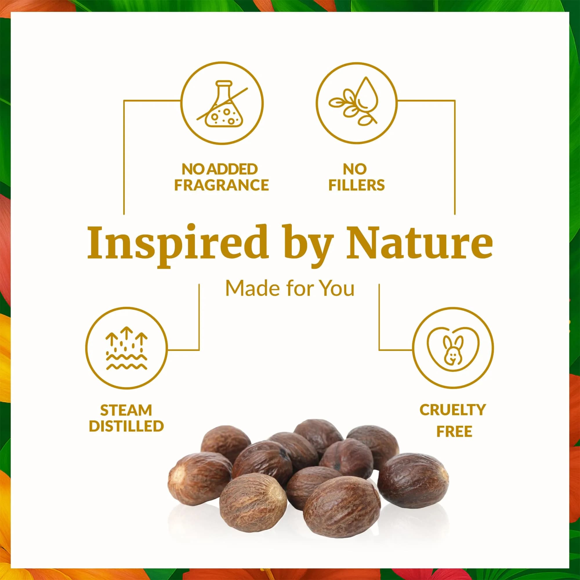 SVA ORGANICS Nutmeg Essential Oil 10 ml (0.33 Fl Oz) | Warm Woody Aroma for Aromatherapy & DIY - view 3
