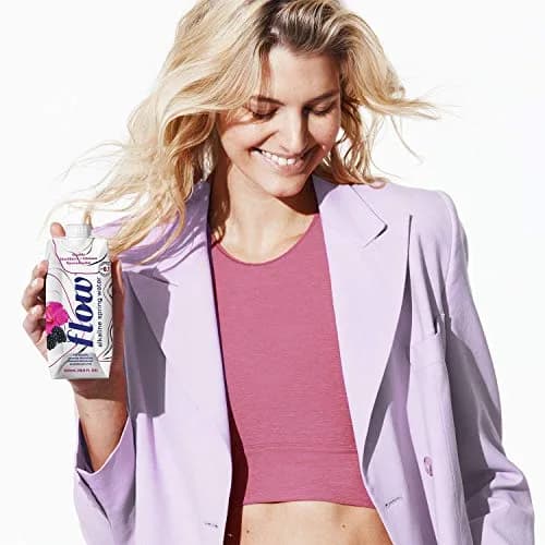 Flow Alkaline Spring Water - Blackberry & Hibiscus Flavored 16.9 Fl Oz | Naturally Alkaline with Electrolytes thumbnail 5