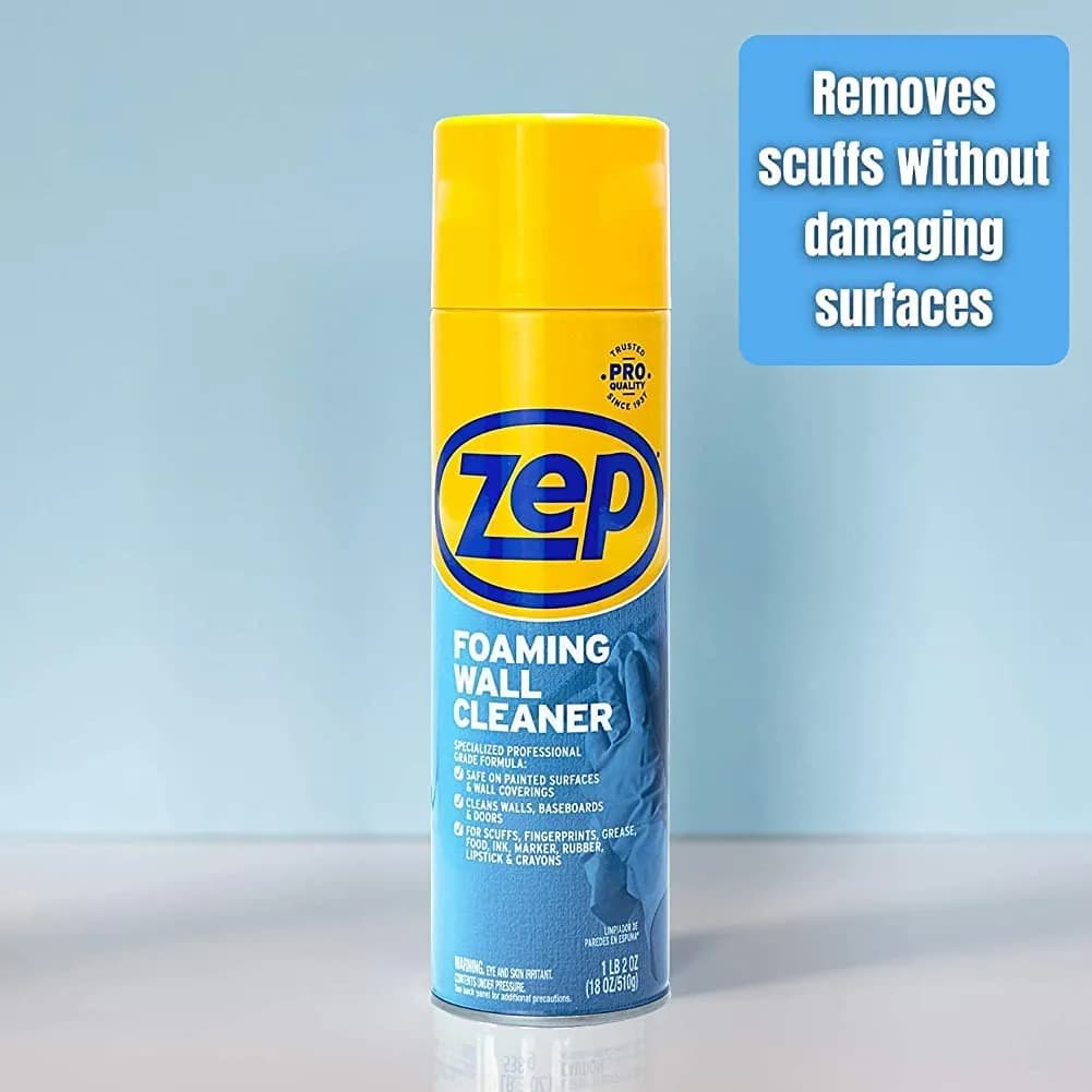 Zep Foaming Wall Cleaner Spray, 36 oz (2 x 18 oz Bottles) | Scrub-Free Stain Removal for Indian Homes - view 3