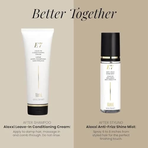 ALOXXI E7 Anti-Frizz Shine Mist — Dry Oil Hair Spray 3.4 Fl Oz | Nourishes & Illuminates thumbnail 3
