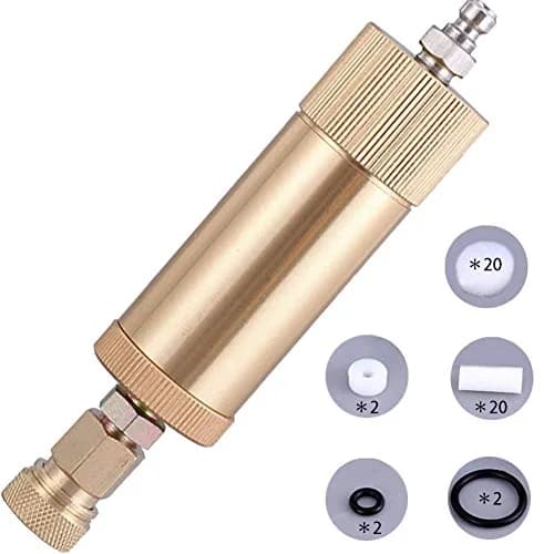 La La Pet High Pressure Air Filter Water-Oil Separator 30MPa | Aluminum, Gold thumbnail 1