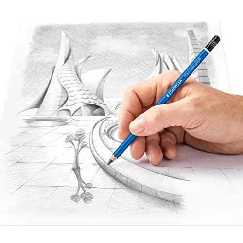 STAEDTLER Mars Lumograph 12B Graphite Pencil 1 Count | Super Soft, Break-Resistant Lead for Sketching & Drawing thumbnail 5
