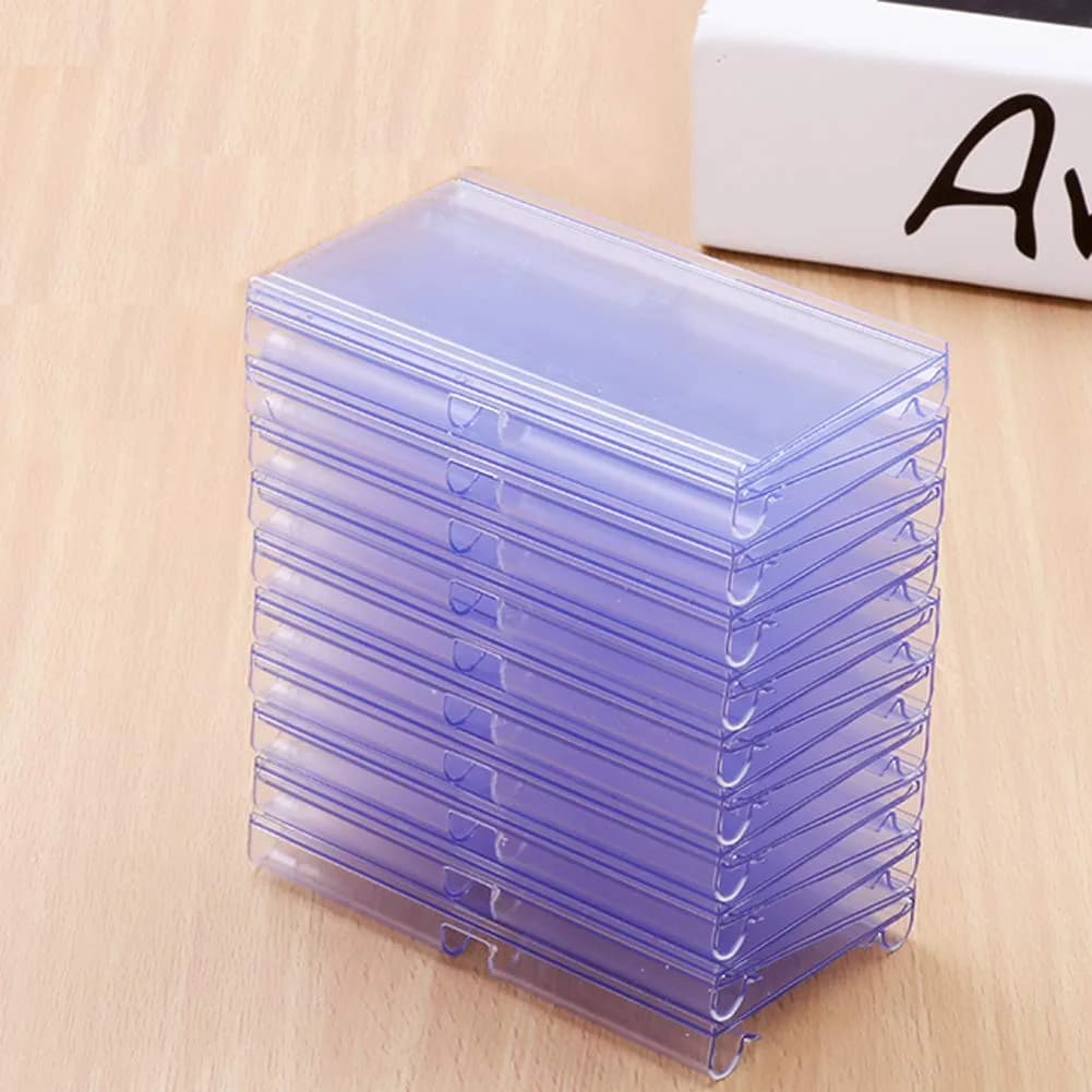mollensiuer Clear Plastic Wire Shelf Price Label Holder 100-Pack | Fits Wire < 1/4 Inch - view 2