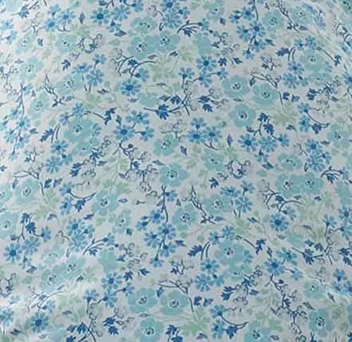 Laura Ashley Twin Duvet Cover Set with Sham | Cottage Floral 100% Cotton, Blue & Aqua | Machine Washable thumbnail 3