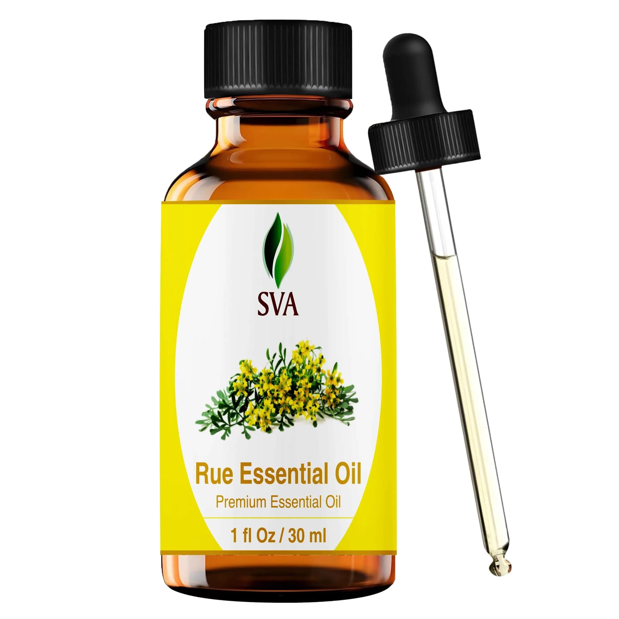 SVA Organics Rue Essential Oil, 1 Fl Oz (Pack of 1) - Pure & Natural - main product image