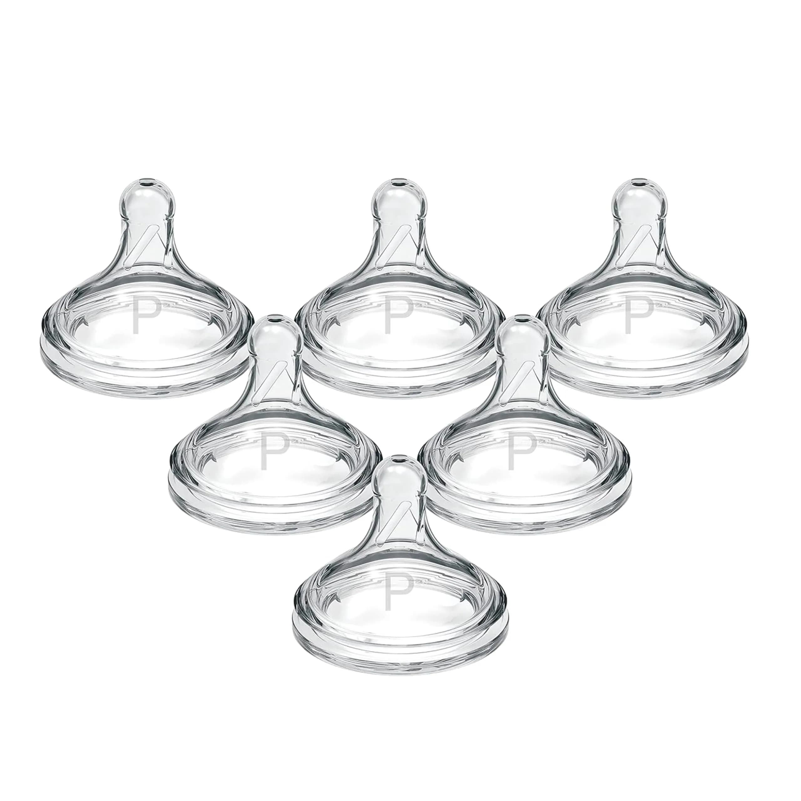Dr. Brown's Wide-Neck Preemie Flow Nipple 6-Pack | Slowest Flow for Newborns & Preemies - main product image
