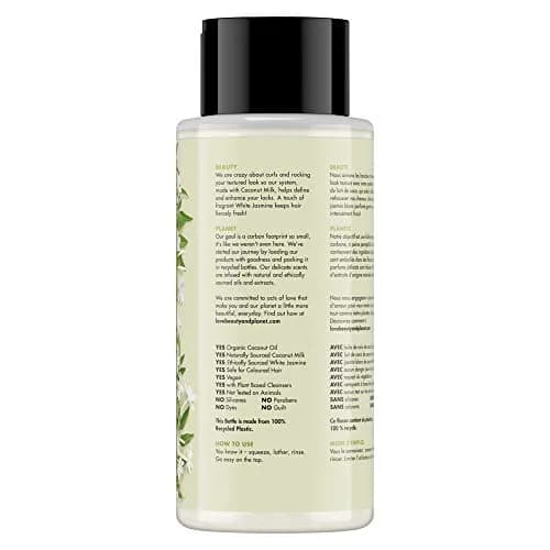Love Beauty And Planet Divine Definition Shampoo, Coconut Milk & White Jasmine 13.5 fl oz | Nourishing, Sulfate-Free thumbnail 3