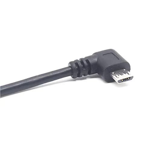 Adaptermvp 90 Degree Micro USB Extension Cable 10in | Fast Data & Charging thumbnail 5