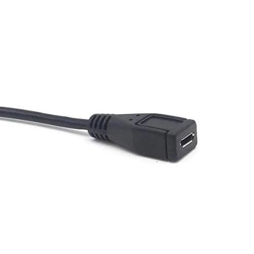 Adaptermvp 90 Degree Micro USB Extension Cable 10in | Fast Data & Charging thumbnail 6