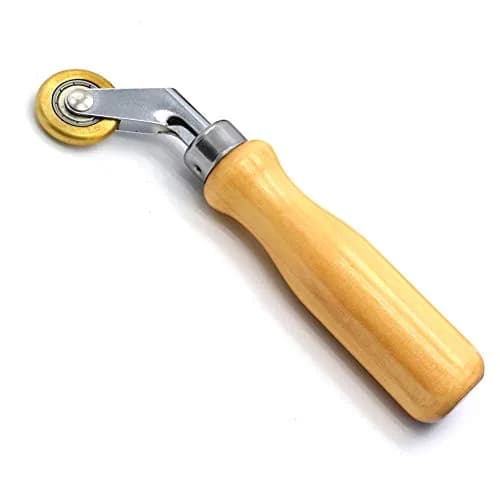 NEICOTOOLS PVC/TPO/EPDM Roofing Brass Penny Roller 6mm x 30mm | Vinyl Flooring Corner Seam Tool thumbnail 1