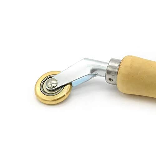 NEICOTOOLS PVC/TPO/EPDM Roofing Brass Penny Roller 6mm x 30mm | Vinyl Flooring Corner Seam Tool thumbnail 2