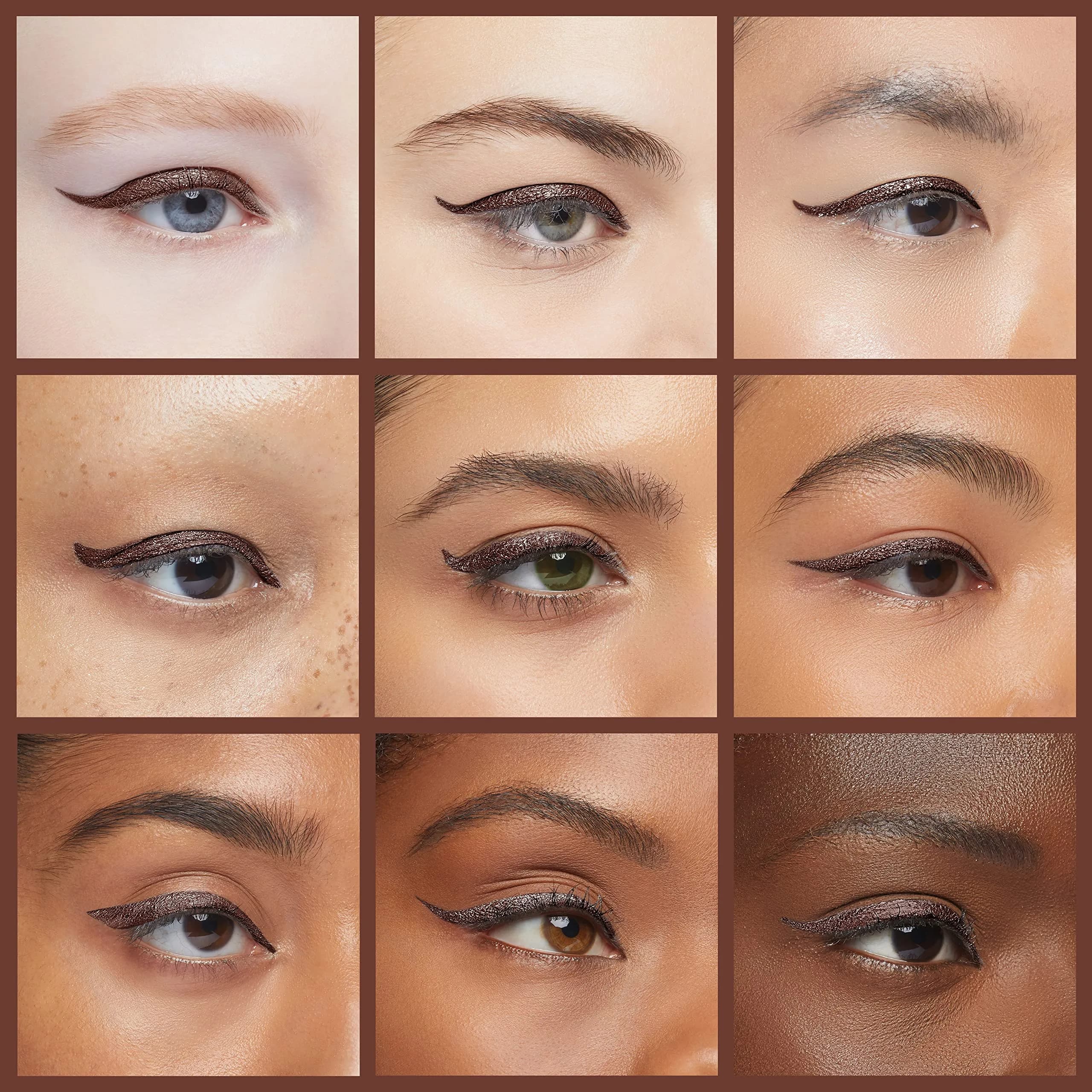 wet n wild MegaLiner Liquid Eyeliner - Metallic Brown: Rich Pigment & Fluid Formula - view 4