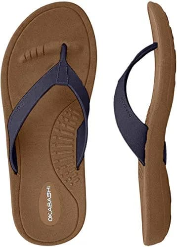OKABASHI Women's Breeze Flip Flop Sandals 8-9 | Supportive, Durable, Made in USA thumbnail 1
