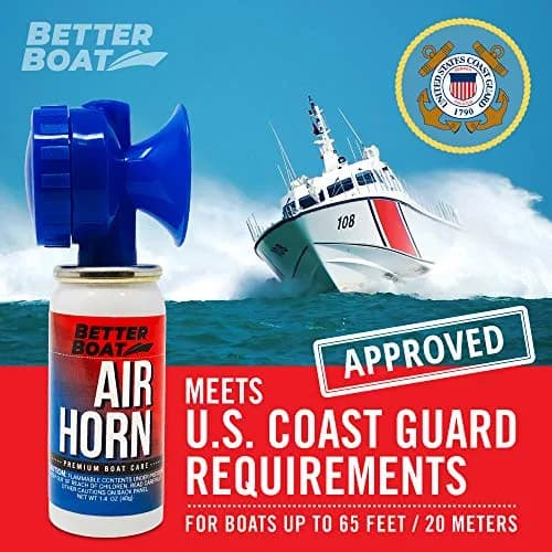 Better Boat Air Horn 115 dB 3.5 oz | Loud Emergency Signal for Boats Up to 65 Feet thumbnail 4