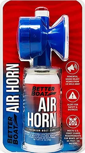 Better Boat Air Horn 115 dB 3.5 oz | Loud Emergency Signal for Boats Up to 65 Feet thumbnail 1