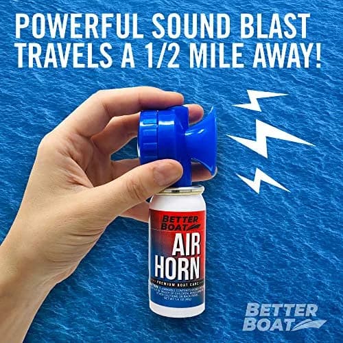 Better Boat Air Horn 115 dB 3.5 oz | Loud Emergency Signal for Boats Up to 65 Feet thumbnail 2