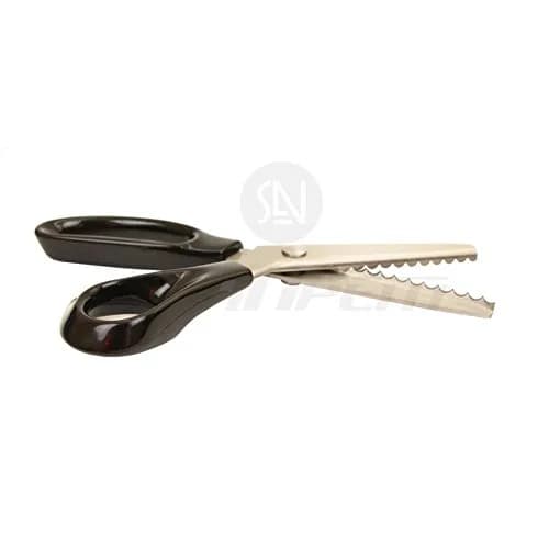 Price Xes Fabric Pinking Shears Craft Scissors 23.5cm | Serrated & Scalloped Edges for Precise Cutting thumbnail 6