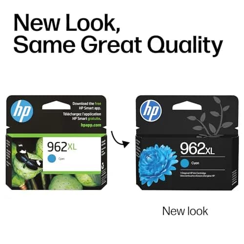 HP 962XL Cyan High-Yield Ink Cartridge | 1600 Pages | Fade-Resistant Prints thumbnail 3