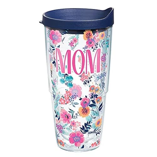 Tervis Made in USA Double Walled Dainty Floral Mother's Day Insulated Tumbler Cup Keeps Drinks Cold & Hot, 24oz, Mom thumbnail 1
