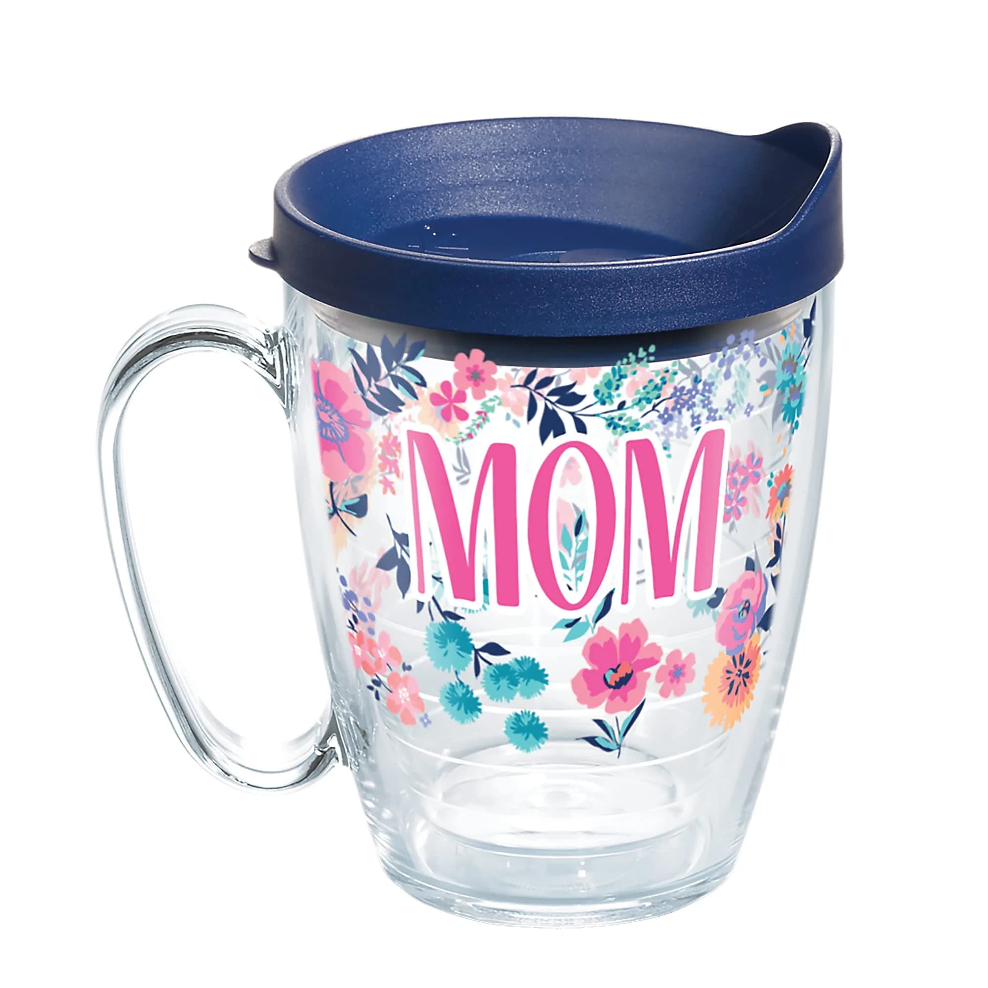 Tervis Made in USA 16oz Double Walled Floral Insulated Mug | Keeps Drinks Hot & Cold — 16 Ounces