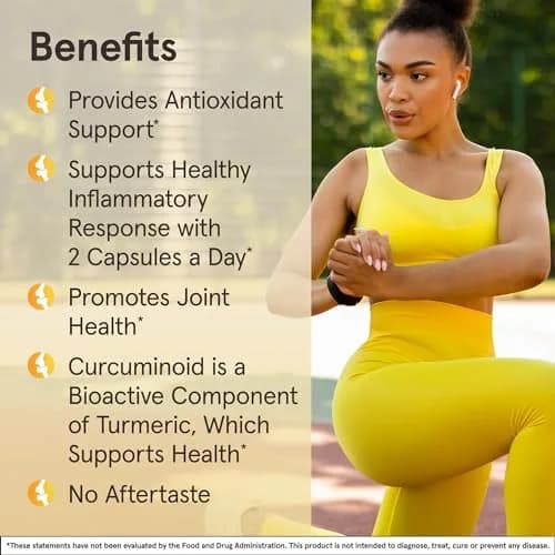 Jarrow Formulas Curcumin 95 500 mg Veggie Capsules | Turmeric Extract for Antioxidant & Joint Support (120 Count) thumbnail 4