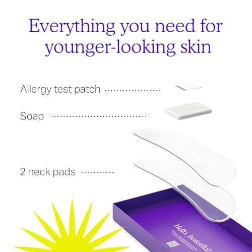 BLUMBODY Neck Wrinkle Patches – Silicone Anti-Wrinkle Pads for Firming & Tightening, 2 Count | Reusable Overnight Pads for Neck & Décolleté thumbnail 5