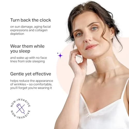BLUMBODY Neck Wrinkle Patches – Silicone Anti-Wrinkle Pads for Firming & Tightening, 2 Count | Reusable Overnight Pads for Neck & Décolleté thumbnail 3