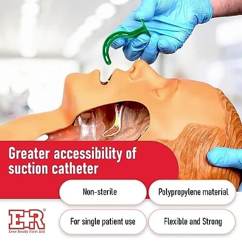 Ever Ready First Aid Berman Oral Airway Emergency Kit 6 Color Coded Polypropylene Pieces | FDA Approved First Aid Kit thumbnail 6