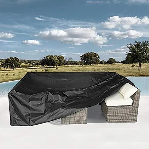 CKCLUU Heavy Duty Patio Furniture Cover 315cm L x 160cm W x 74cm H | All-Weather Protection for Sectional Sofas & Dining Sets thumbnail 7