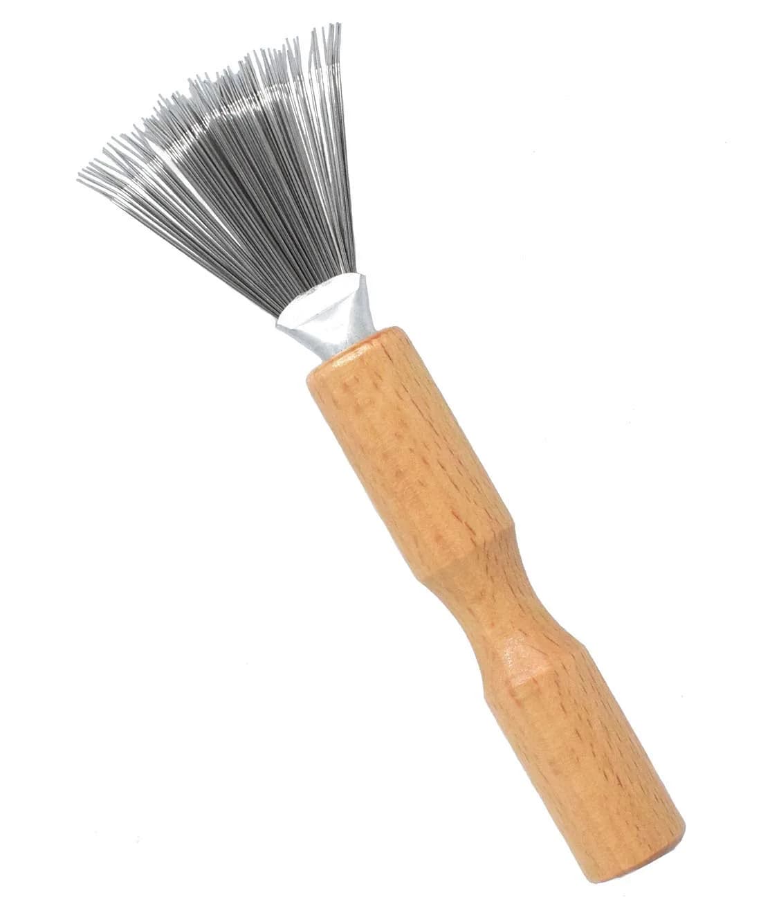 catin Hair Brush Cleaner with Metal Wire Rake 11.4 cm (4.5 inch) | Removes Hair, Dust, and Lint — 4.5 inch