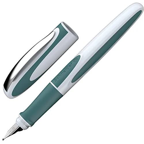Schneider Ray Fountain Pen M (Medium) Teal Barrel with Royal Blue Erasable Ink - main product image