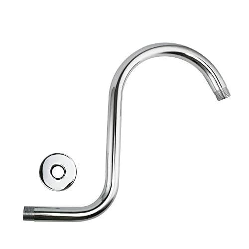 Purelux Goose Neck Shower Arm Water Outlet 6" Rise | Stainless Steel Chrome Finish thumbnail 6