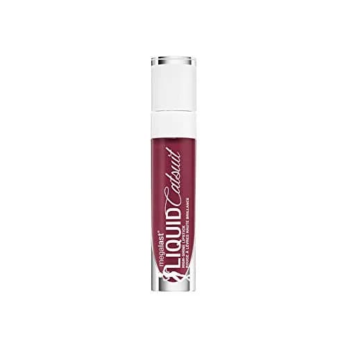 wet n wild Mega Last Catsuit High-Shine Liquid Lipstick Purple Wine Is The Answer 10ml (0.34 Fl Oz) | Long-Wearing Creamy Formula thumbnail 2