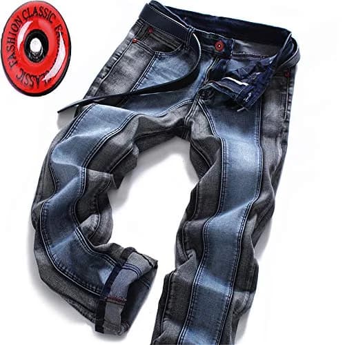 AITITIA Men's Ripped Regular Fit Jeans 42 | Comfortable, Stylish, Long-lasting thumbnail 6