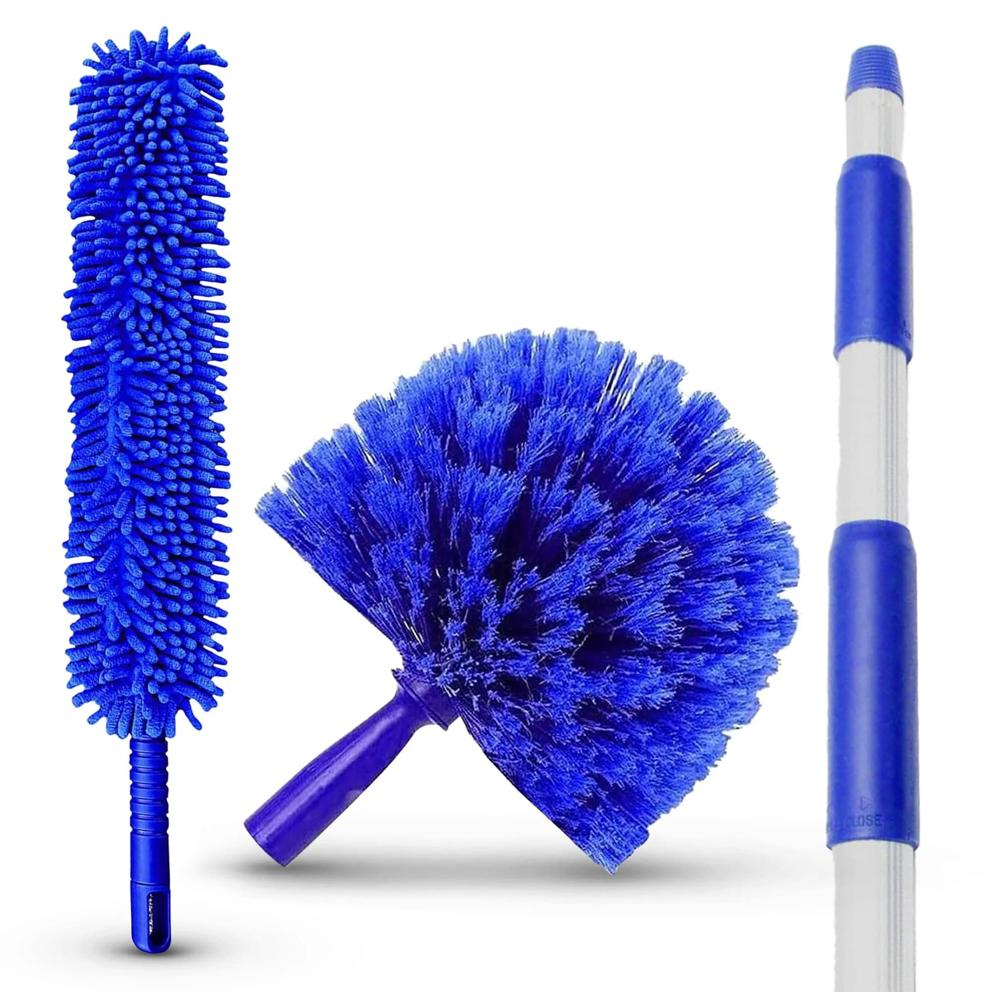 U.S. Duster Company Duster Extendable Reach 20 ft | Aluminum Telescoping Pole & Microfiber Head - main product image