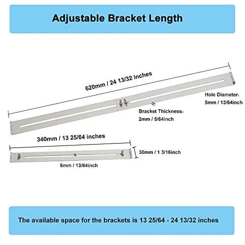 FRMSAET Drawer Repair Kit - Reinforce Wooden MDF Chipboard Drawers, 4 Pack | Easy Install, Steel Support thumbnail 3