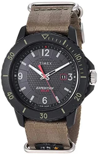 Timex Expedition Gallatin Solar 44mm Watch, Green Slip-Thru Strap | Solar Powered Outdoor Watch with Rugged Style thumbnail 1