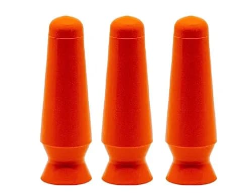 DMV Scleral Cup Contact Lens Applicator Tool 3 Pack (Orange) | Standard Scleral Lens Inserter thumbnail 1