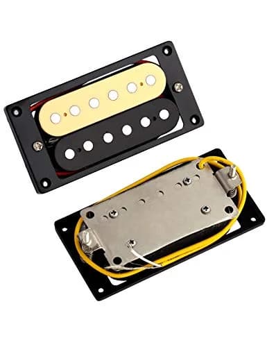 Metallor Zebra Humbucker Pickup Set | Ceramic Magnet Neck & Bridge for Electric Guitar thumbnail 5