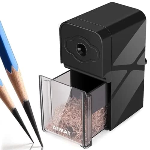 AFMAT Long Point Pencil Sharpener Manual for Artists | 8-20mm Long Nibs, Adjustable Sharpness, Self-Feed thumbnail 1